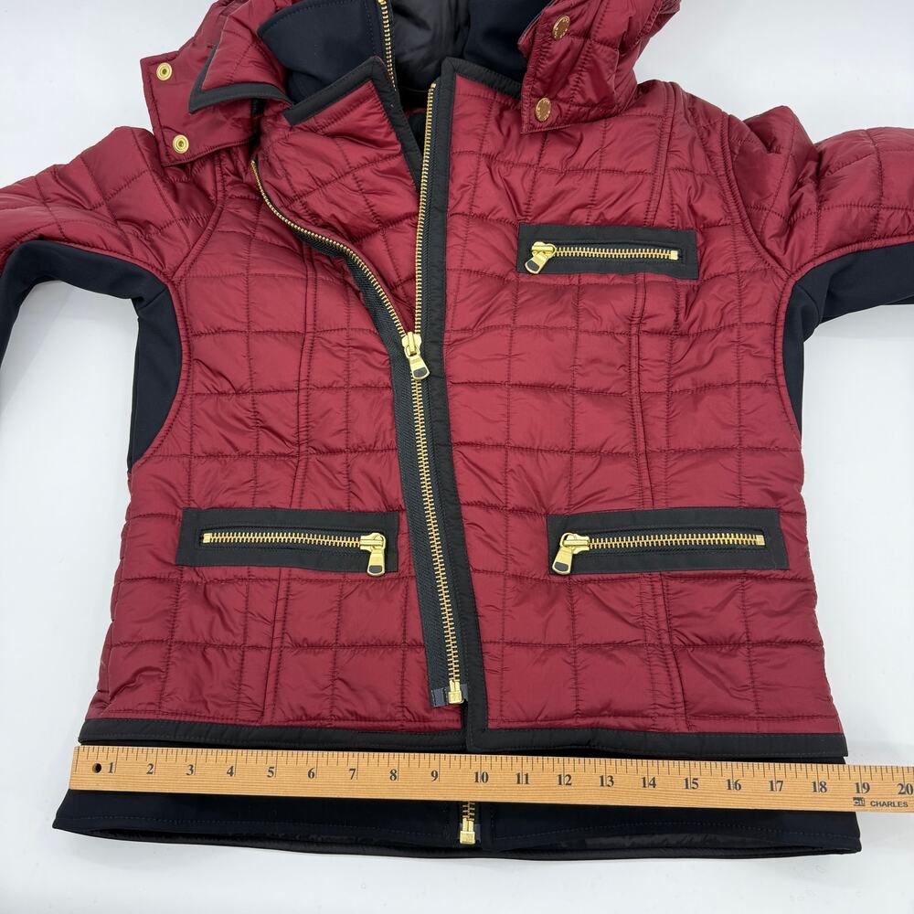 SOS BLACK SNOW Womens Snow Suit Jacket Size XL / Pants L Quilted Edgy Rocker Ski - Picture 9 of 16